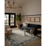 Magnolia Home by Joanna Gaines × Loloi Rug Winslet WNS-02, Denim/Ivory