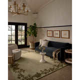 Magnolia Home by Joanna Gaines × Loloi Rug Winslet WNS-02, Olive/Ivory