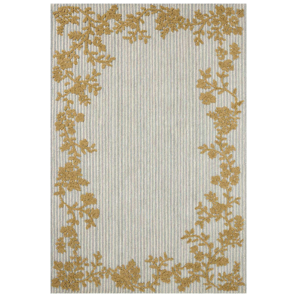 Magnolia Home by Joanna Gaines × Loloi Rug Winslet WNS-02, Sky/Wheat