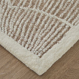 Feizy Rug Winston 8B02F, Taupe/Ivory