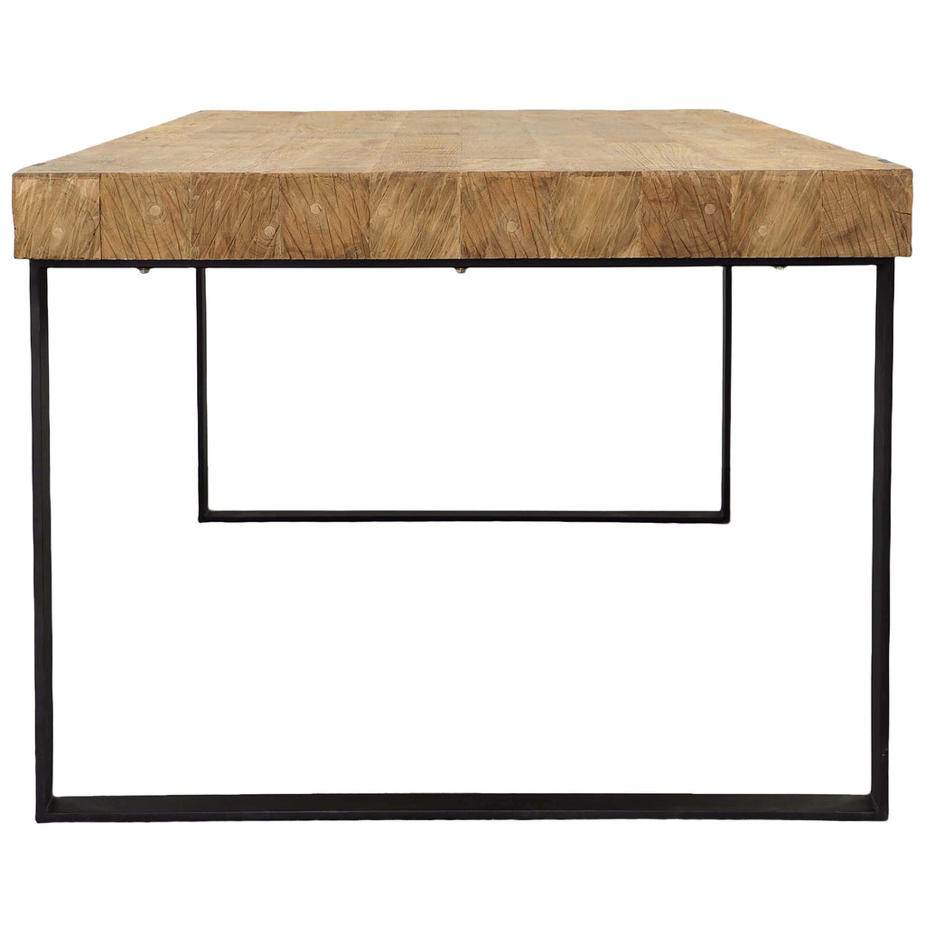 Burke Dining Table, Natural – High Fashion Home