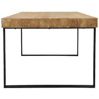 Burke Dining Table, Natural-Furniture - Dining-High Fashion Home