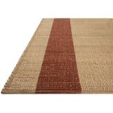 Leanne Ford × Loloi Rug Weatherstaff WTS-02, Natural/Brick-Rugs1-High Fashion Home