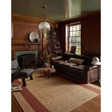 Leanne Ford × Loloi Rug Weatherstaff WTS-02, Natural/Brick-Rugs1-High Fashion Home