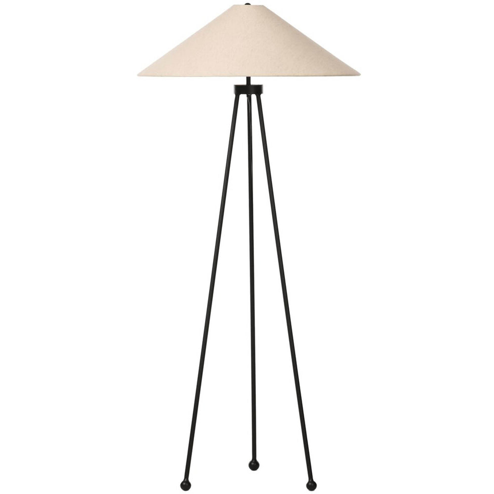 Waldorf Floor Lamp, Matte Black by Four Hands-Lighting-High Fashion Home