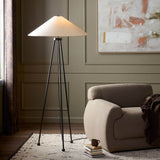 Waldorf Floor Lamp, Matte Black by Four Hands-Lighting-High Fashion Home