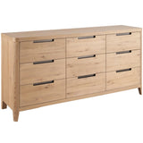 Walker 9 Drawer Dresser, Natural-Furniture - Bedroom-High Fashion Home