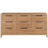 Walker 9 Drawer Dresser, Natural-Furniture - Bedroom-High Fashion Home
