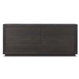 Warby 6 Drawer Dresser, Worn Black