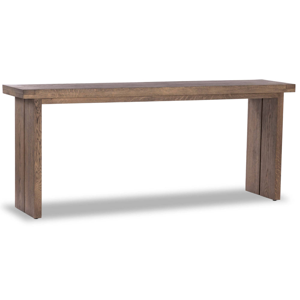 Warby Console Table, Worn Oak