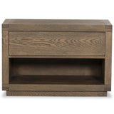 Warby Nightstand, Worn Oak