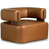 Ward Leather Swivel Chair, Sonoma Chestnut by Four Hands-Furniture - Chairs-High Fashion Home