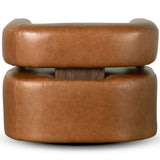 Ward Leather Swivel Chair, Sonoma Chestnut by Four Hands-Furniture - Chairs-High Fashion Home