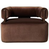 Ward Swivel Chair, Surrey Cocoa by Four Hands-Furniture - Chairs-High Fashion Home
