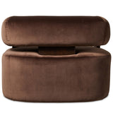 Ward Swivel Chair, Surrey Cocoa by Four Hands-Furniture - Chairs-High Fashion Home