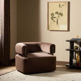 Ward Swivel Chair, Surrey Cocoa by Four Hands-Furniture - Chairs-High Fashion Home