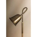 Warf Floor Lamp, Patina Brass