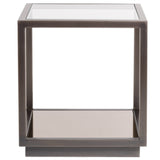 Warren End Table, Gunmetal-Furniture - Accent Tables-High Fashion Home