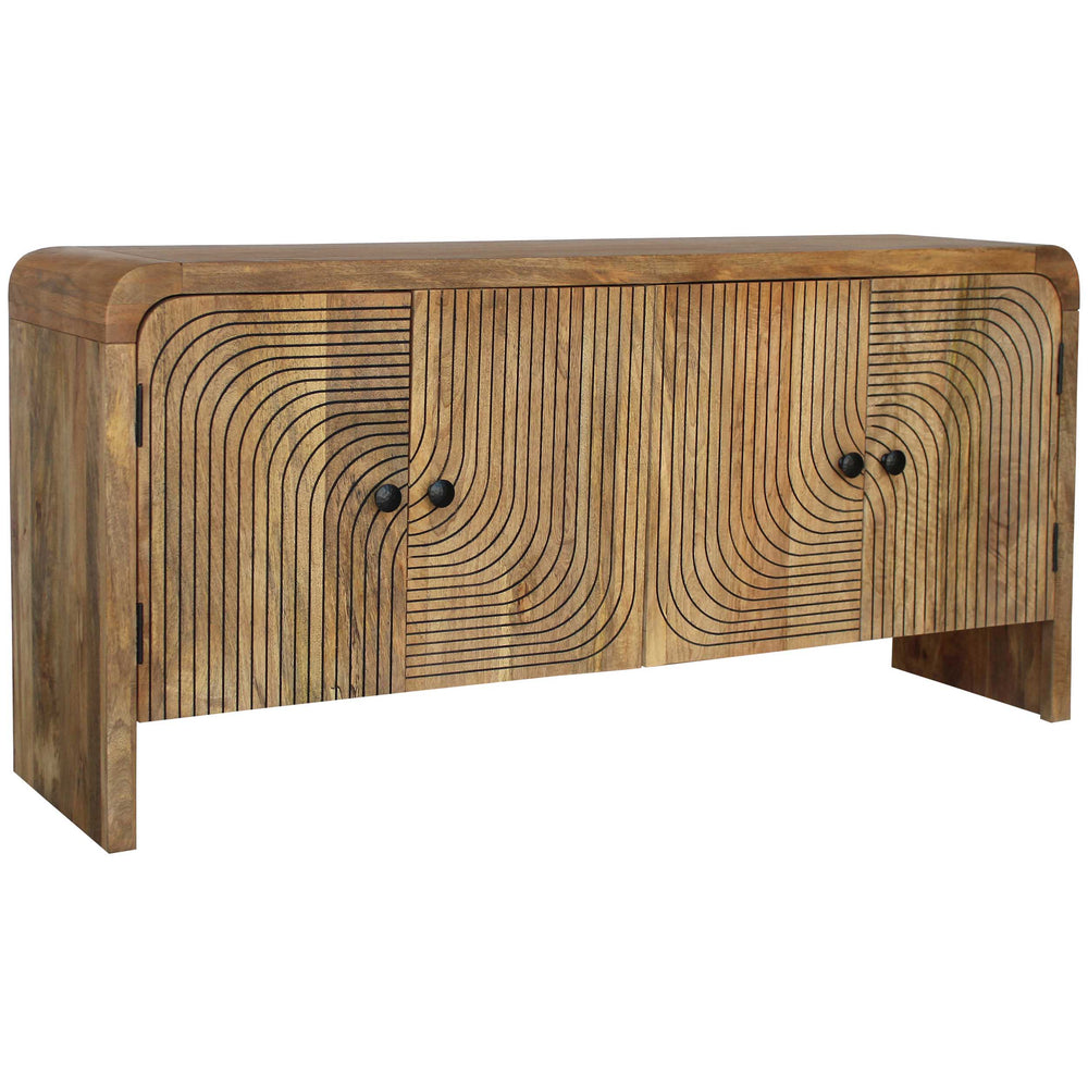 Waterfall Edge Sideboard, Natural