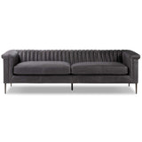 Watson Leather Sofa, Palermo Black