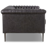 Watson Leather Sofa, Palermo Black