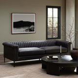Watson Leather Sofa, Palermo Black