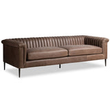 Watson Leather Sofa, Palermo Cigar