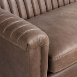 Watson Leather Sofa, Palermo Cigar