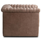 Watson Leather Swivel Chair, Palermo Cigar by Four Hands