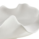Wave Crest Bowl, White-Accessories-High Fashion Home