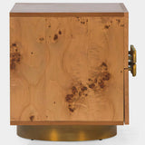 Wavefront Burl Nightstand, Natural
