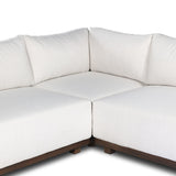 Wayford Outdoor 3 Piece Sectional, Vergo Cream by Four Hands