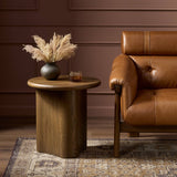 Waylie End Table, Rustic Fawn by Amber Lewis x Four Hands-Furniture - Accent Tables-High Fashion Home