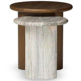 Waylie Nesting End Tables, River Grey/Rustic Fawn by Amber Lewis x Four Hands-Furniture - Accent Tables-High Fashion Home