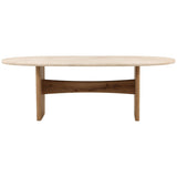 Waylon Oval DiningTable, Cream-Furniture - Dining-High Fashion Home