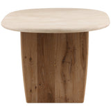 Waylon Oval DiningTable, Cream-Furniture - Dining-High Fashion Home
