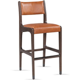 Wayne Leather Bar & Counter Stool, Autumn Brown
