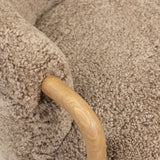 Webber Chair, Taupe Shearling by Amber Lewis x Four Hands-Furniture - Chairs-High Fashion Home