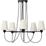 Webster Chandelier, Jet Black by Four Hands-Lighting-High Fashion Home
