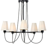 Webster Chandelier, Jet Black by Four Hands-Lighting-High Fashion Home