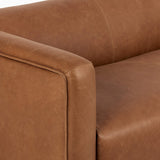 Wellborn Leather Sofa, Palermo Cognac