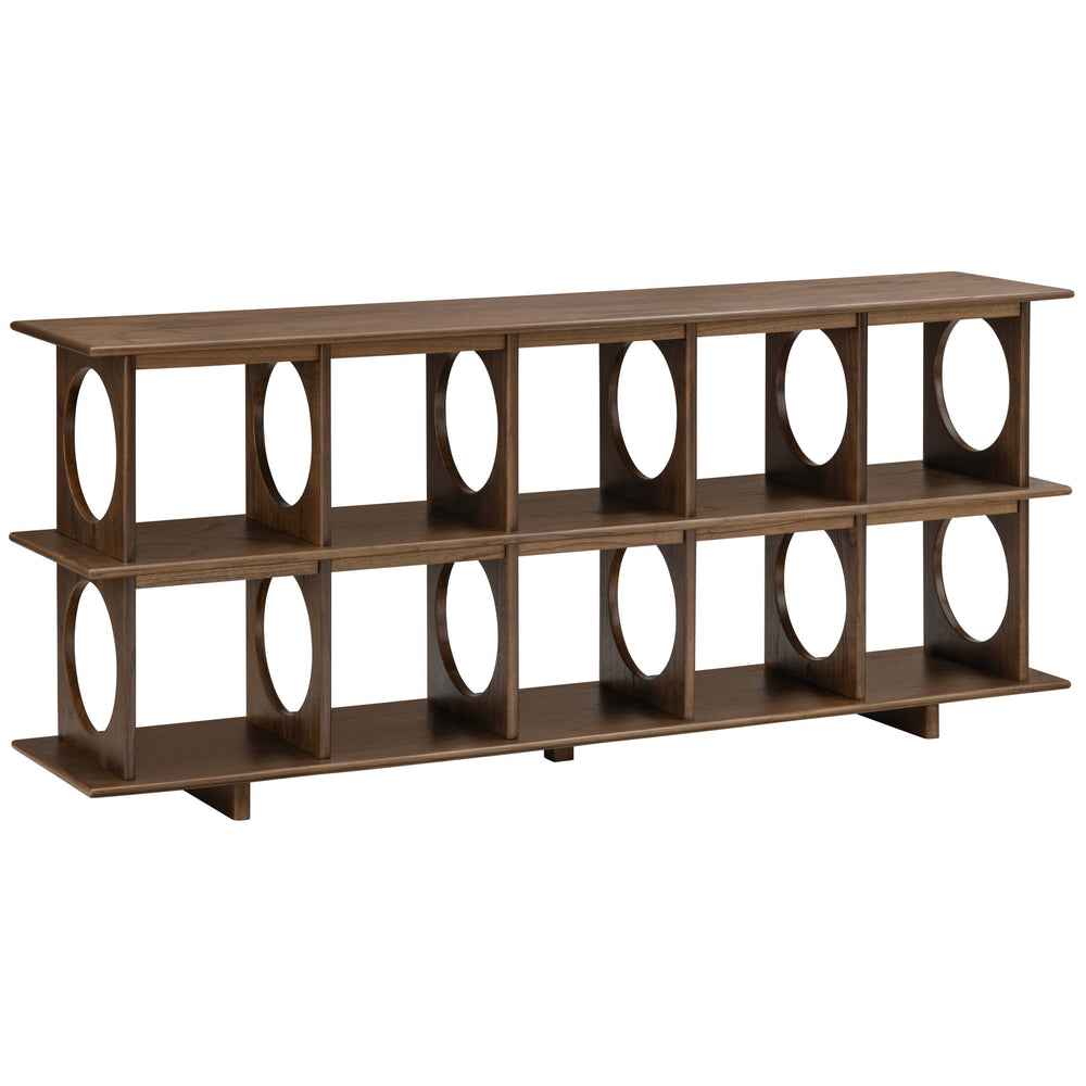 Wellington Console Table, Stained Brown