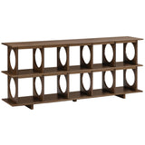 Wellington Console Table, Stained Brown
