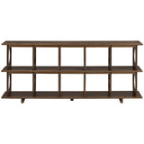 Wellington Console Table, Stained Brown