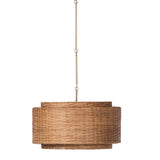 Wendall Pendant, Natural Woven Cane by Four Hands