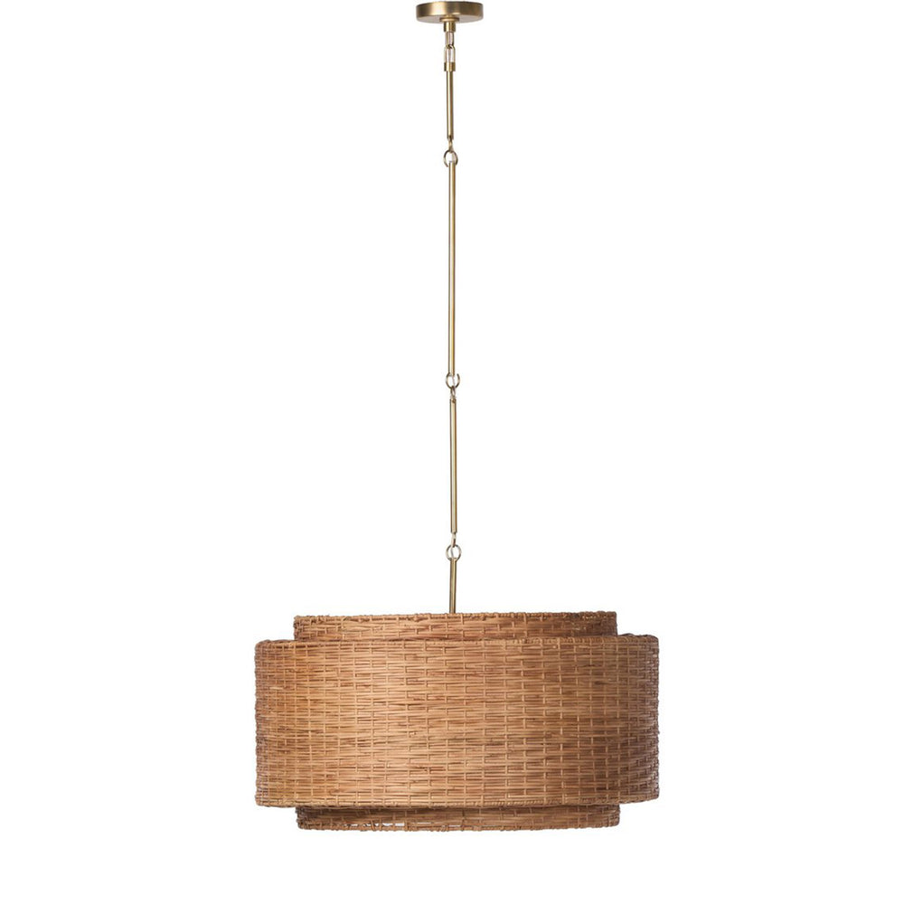 Wendall Pendant, Natural Woven Cane by Four Hands