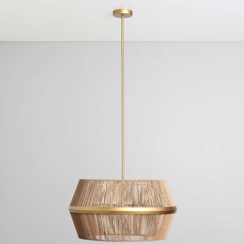 Wendy Chandelier, Natural/Gold-Lighting-High Fashion Home