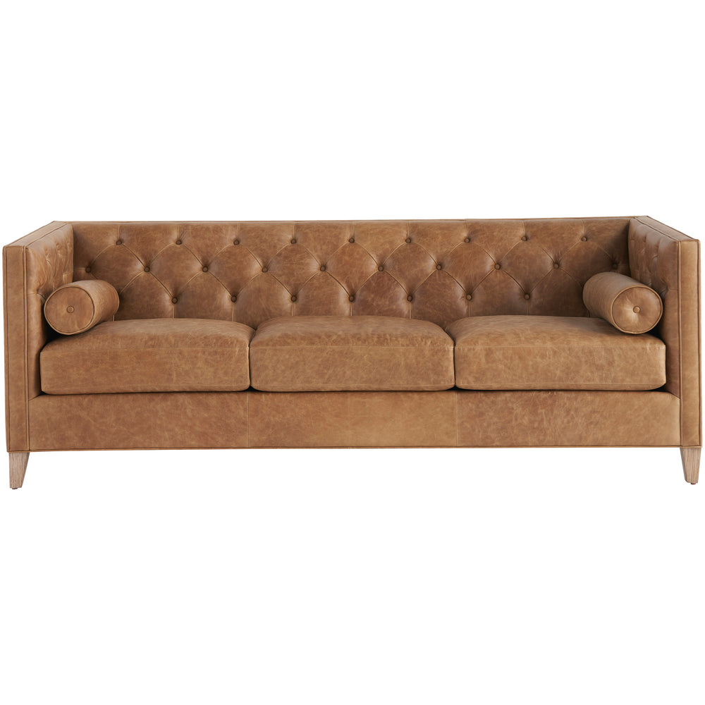 Wenston Leather Sofa, Sienna Aztec