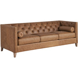 Wenston Leather Sofa, Sienna Aztec