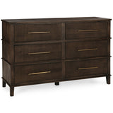 Westlake 6 Drawer Dresser, Brown-Furniture - Storage-High Fashion Home